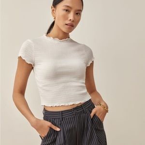 Reformation Alondra Knit Top